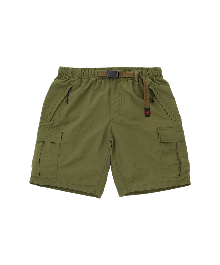 Gramicci Nylon Explorer Cargo Shorts Olive | Men's Shorts